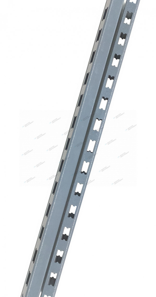 Стойка перфорированная 700 мм серая 7012 /OPTIMAL-NWS5/ (2шт)