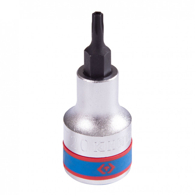 Насадка (бита) торцевая 1/2", Torx, T20, L = 60 мм, с отверстием KING TONY 402720 Насадка (бита) торцевая 1/2", Torx, T20, L = 60 мм, с отверстием KING TONY 402720