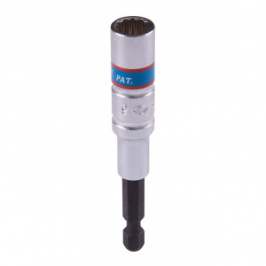 Головка для шуруповерта двенадцатигранная 1/4", 9 мм, L = 80 мм KING TONY 76B809M