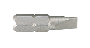 Насадка (бита) KING TONY 102507S1 slotted 1/4" L=25мм 7х1.2 мм