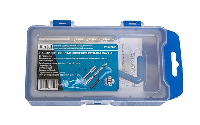Набор для восстановления резьбы M6×1 Vertul VR50725B