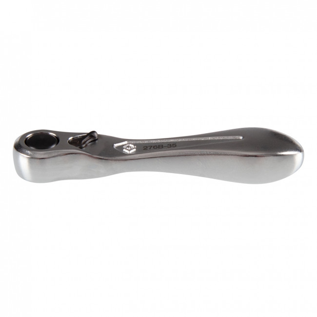 Трещотка 1/4", 88 мм, 60 зубцов, флажковая, для вставок (бит) KING TONY 276B-0225