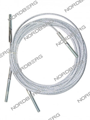 NORDBERG ЗАПЧАСТЬ ТРОС 3600 мм для N4120H-4T (2 шт/комплект) NEW