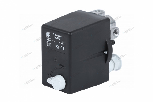 Реле давления MDR3/16 3х1/4F+1х3/8F, 20 А, 380 В CONDOR 4996162073 Реле давления MDR3/16 3х1/4F+1х3/8F, 20 А, 380 В CONDOR 4996162073