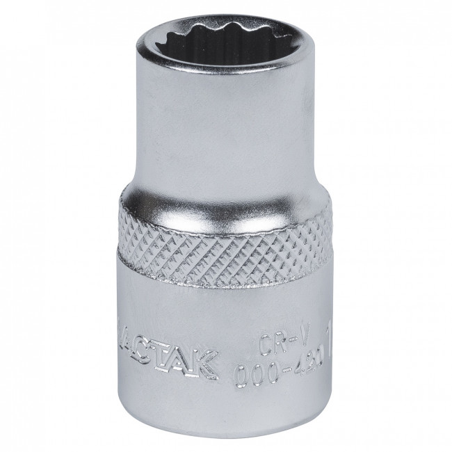 Головка торцевая стандартная двенадцатигранная 1/2", 12 мм МАСТАК 000-42012 Головка торцевая стандартная двенадцатигранная 1/2", 12 мм МАСТАК 000-42012