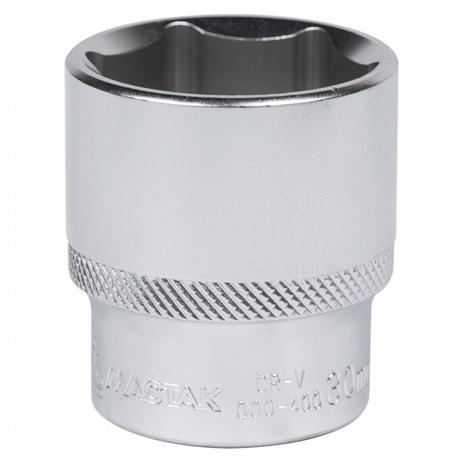 Головка торцевая стандартная шестигранная 1/2", 30 мм МАСТАК 000-40030