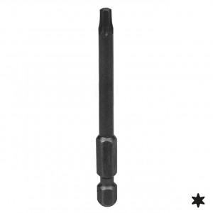 Вставка (бита) торцевая 1/4", Torx, Т8, 70 мм, для шуруповерта KING TONY 717008T
