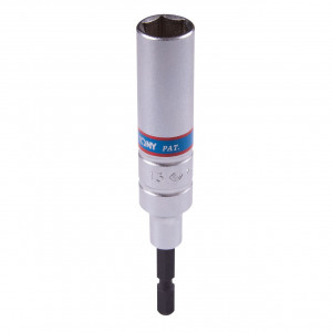 Головка для шуруповерта шестигранная 1/4", 13 мм, L = 110 мм KING TONY 76C1113M