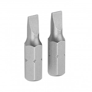 Набор вставок (бит) торцевых 1/4", Slotted, 4х0,5 мм, 25 мм, 2 предмета TOLSEN TT20202