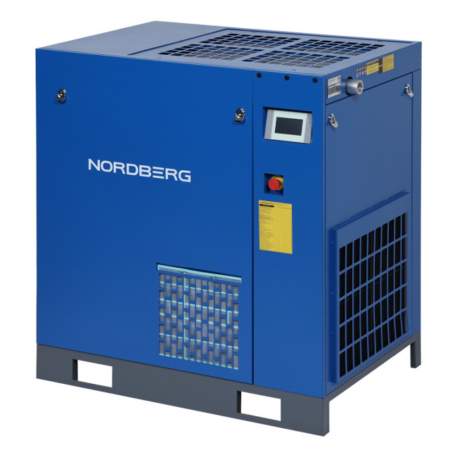 Компрессор винтовой, 22 кВт, 10 бар, 3200 л/мин, без ресивера NORDBERG NCC30_PM VSD Компрессор винтовой, 22 кВт, 10 бар, 3200 л/мин, без ресивера NORDBERG NCC30_PM VSD