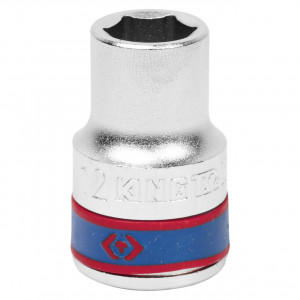 Головка торцевая стандартная шестигранная 1/2", 12 мм KING TONY 433512M