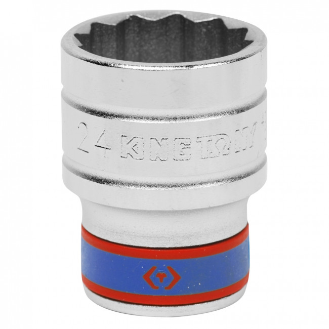 Головка торцевая стандартная двенадцатигранная 1/2", 24 мм KING TONY 433024M Головка торцевая стандартная двенадцатигранная 1/2", 24 мм KING TONY 433024M