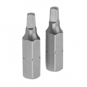 Набор вставок (бит) торцевых 1/4", Square, S1, 25 мм, 2 предмета TOLSEN TT20238