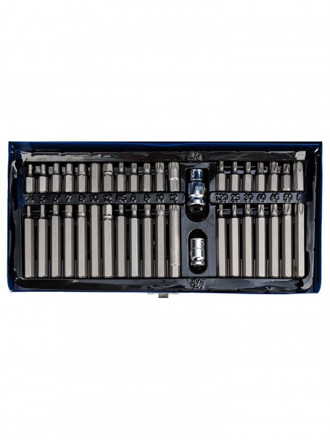 Набор бит SPLINE, TORX, HEX 40пр. VR41002