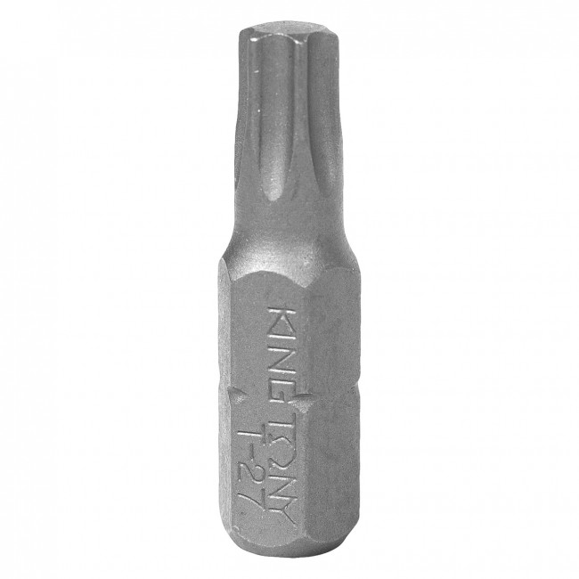 Вставка (бита) торцевая 1/4", Torx, T27, 25 мм KING TONY 102527T Вставка (бита) торцевая 1/4", Torx, T27, 25 мм KING TONY 102527T