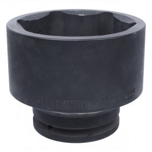 Головка торцевая ударная шестигранная 1&1/2", 140 мм KING TONY 9535E0M