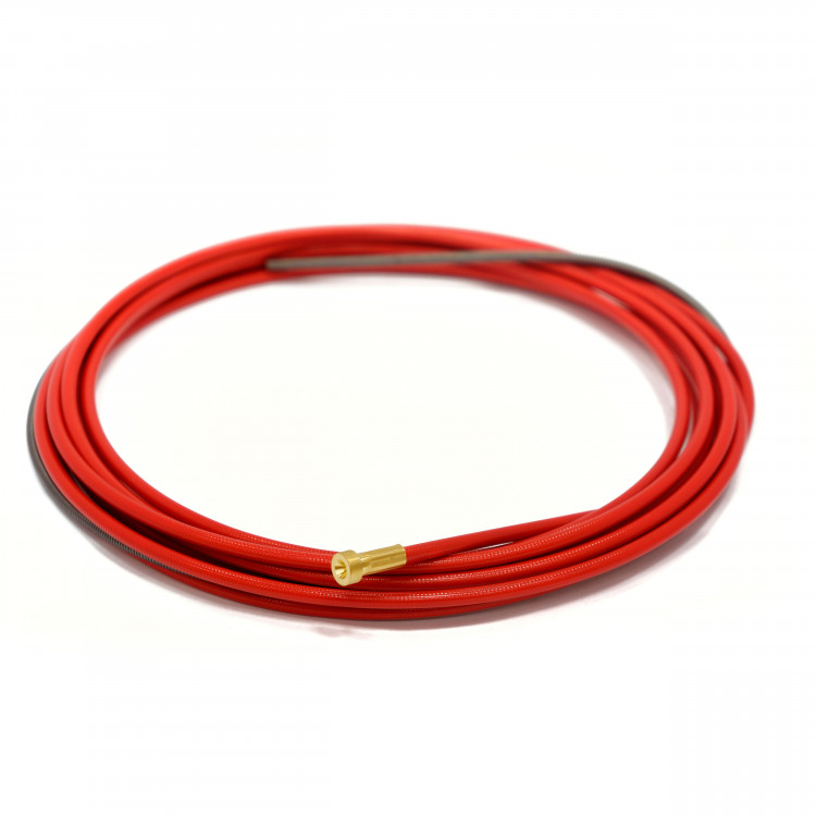 Изолированный стальной канал красный Ø 1.0-1.2mm, 4m