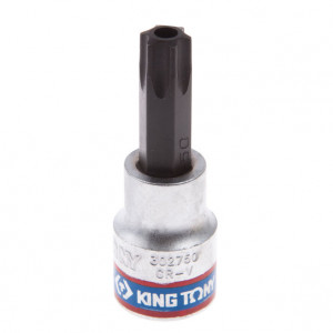 Насадка (бита) торцевая 3/8", Torx, T50, L = 50 мм, с отверстием KING TONY 302750