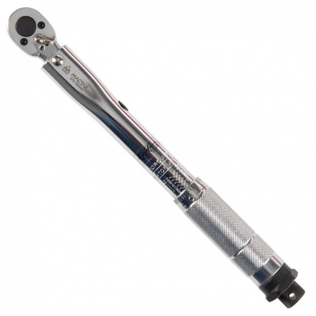 Ключ динамометрический 1/4", 2-24 Нм, в пластиковом кейсе МАСТАК 012-20024C