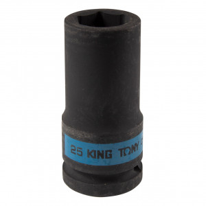 Головка торцевая ударная глубокая шестигранная 3/4", 25 мм KING TONY 643525M