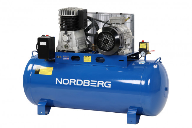 Компрессор поршневой с ременным приводом, объем 300 л NORDBERG ECO NCE300/810