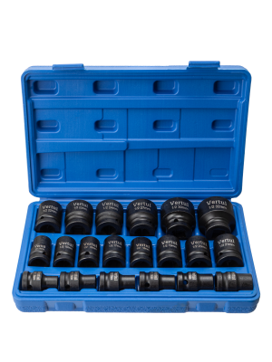 Набор ударных головок 1/2″ 20 пр. 8-32 мм VR83020 Набор ударных головок 1/2″ 20 пр. 8-32 мм VR83020