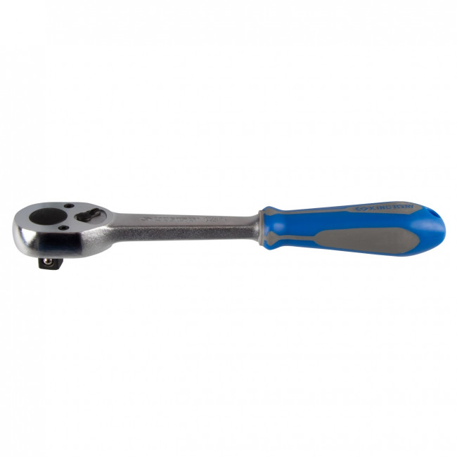 Трещотка 1/2", 262 мм, 32 зубца, флажковая, фиксатор KING TONY 4779-10GR
