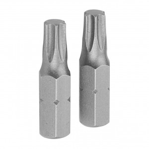 Набор вставок (бит) торцевых 1/4", Torx, T27, 25 мм, 2 предмета TOLSEN TT20225