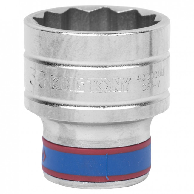Головка торцевая стандартная двенадцатигранная 1/2", 30 мм KING TONY 433030M