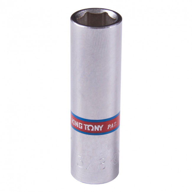 Головка торцевая глубокая шестигранная 1/4", 3/8", дюймовая KING TONY 223512S