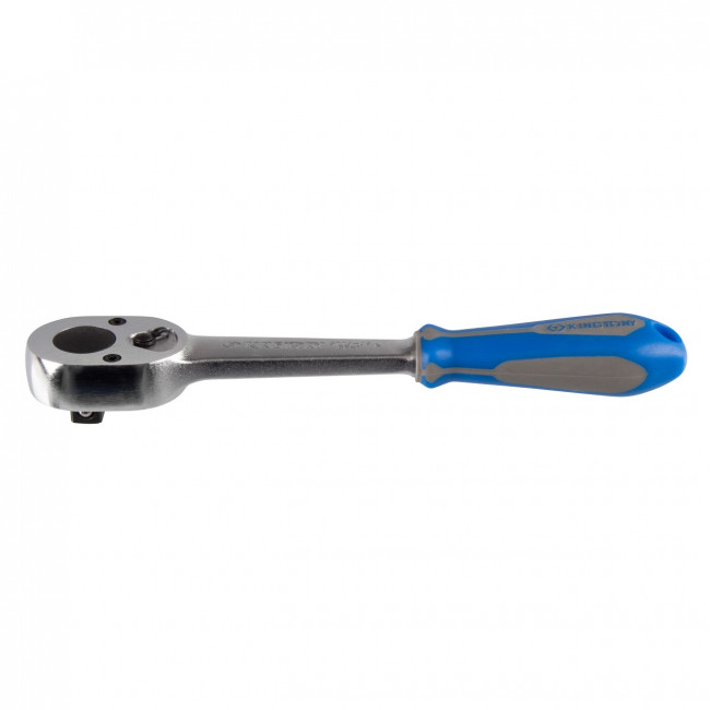 Трещотка 3/8", 200 мм, 32 зубца, флажковая, фиксатор KING TONY 3779-08G