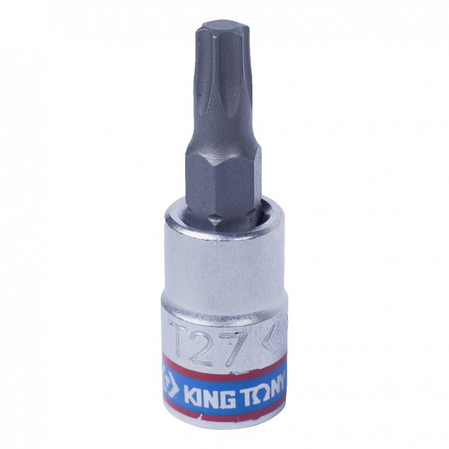 Насадка (бита) торцевая 1/4", Torx T27, L = 37 мм KING TONY 203327 Насадка (бита) торцевая 1/4", Torx T27, L = 37 мм KING TONY 203327