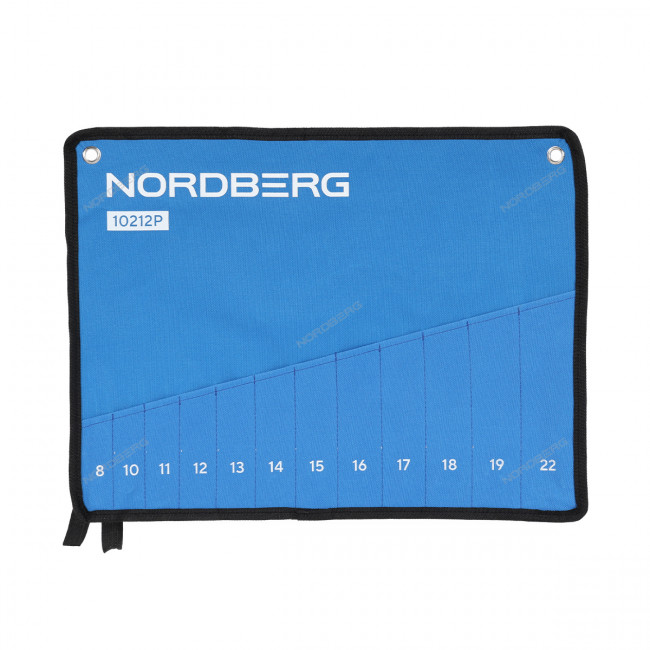 Набор ключей комбинированных 12 шт, планшет тетрон NORDBERG 10212P