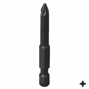 Вставка (бита) торцевая 1/4", Pozidriv, PZ1, 50 мм, для шуруповерта KING TONY 715001Z