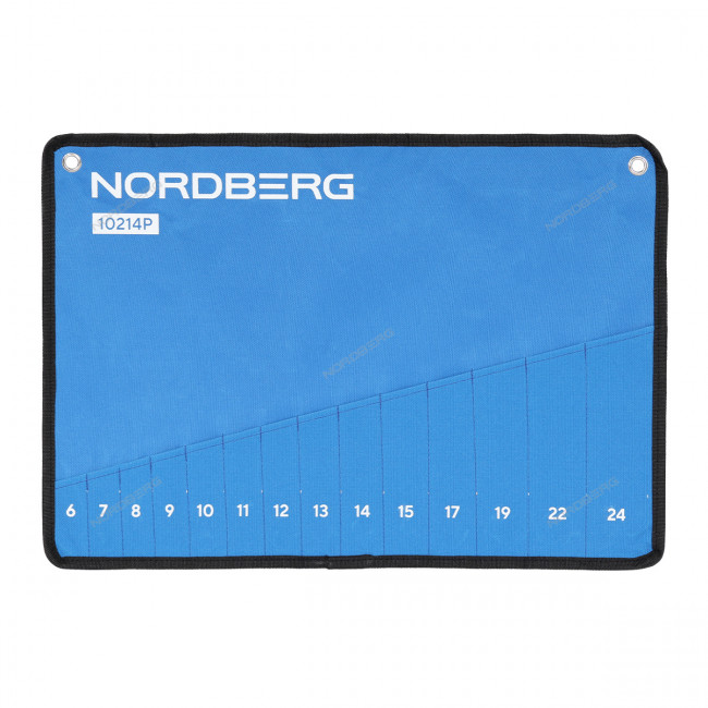 Набор ключей комбинированных 14 шт, планшет тетрон NORDBERG 10214P
