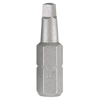 Вставка (бита) торцевая 1/4", Square, №0, 25 мм, квадратная KING TONY 102500R