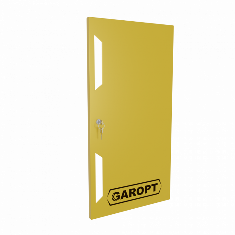 Фасад тумбы "дверь" для верстака GAROPT, серия STANDART, ЖЕЛТЫЙ
