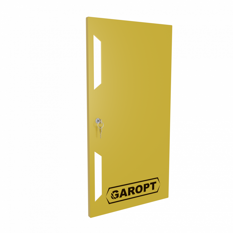 Фасад тумбы "дверь" для верстака GAROPT, серия STANDART, ЖЕЛТЫЙ
