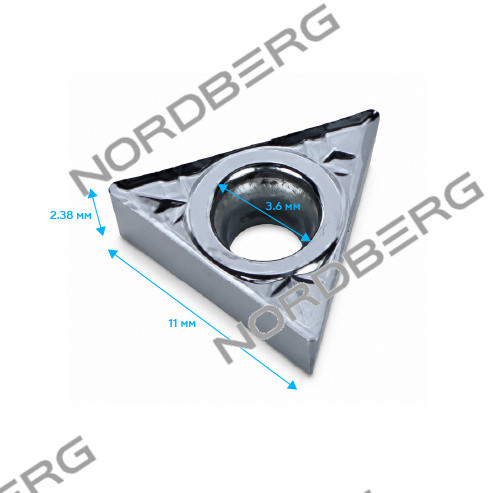 Резцы для NL1/NL2/NL7 с винтами в пенале (комплект 10 шт.) NORDBERG 01-00002683