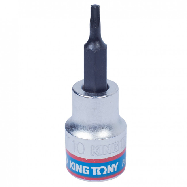 Насадка (бита) торцевая 3/8", Torx, T10, L = 50 мм KING TONY 302310 Насадка (бита) торцевая 3/8", Torx, T10, L = 50 мм KING TONY 302310