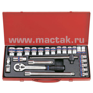 1/2” комплект торцевых головок 4028MR