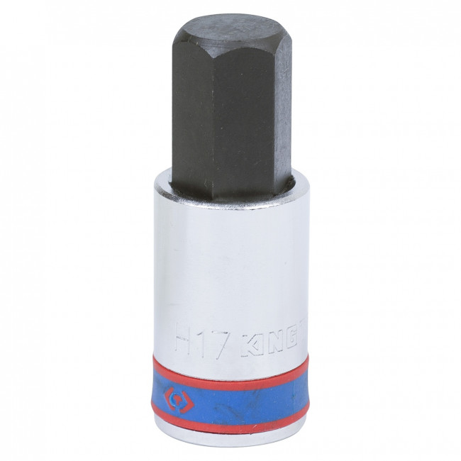 Насадка (бита) торцевая 1/2", Hex, 17 мм, L = 66 мм KING TONY 402517