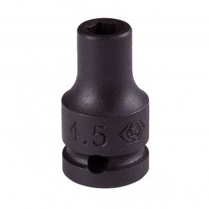 Головка торцевая ударная шестигранная 1/4", 4,5 мм KING TONY 253545M