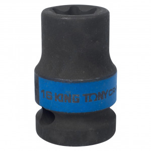 Головка торцевая ударная TORX Е-стандарт 1/2", E16, L = 38 мм KING TONY 457516M