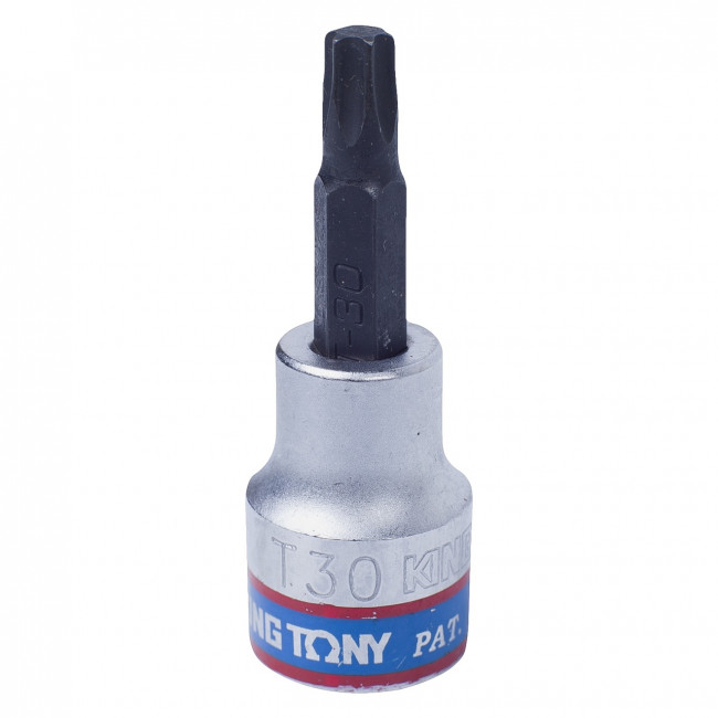 Насадка (бита) торцевая 3/8", Torx, T30, L = 50 мм KING TONY 302330 Насадка (бита) торцевая 3/8", Torx, T30, L = 50 мм KING TONY 302330