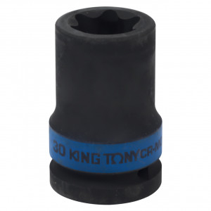 Головка торцевая ударная TORX Е-стандарт 3/4", E30, L = 56 мм KING TONY 657530M
