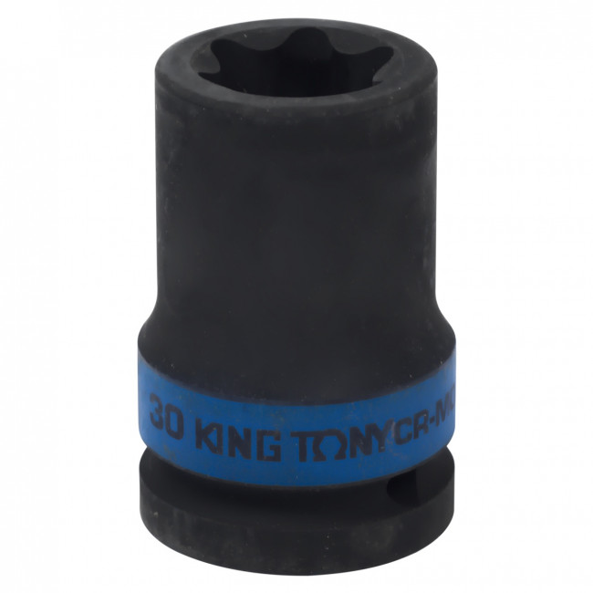 Головка торцевая ударная TORX Е-стандарт 3/4", E30, L = 56 мм KING TONY 657530M