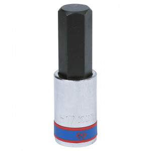 Насадка (бита) торцевая 1/2", Hex, 17 мм, L = 80 мм KING TONY 403517