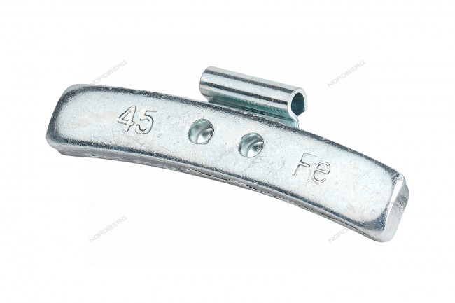 Грузики балансировочные для стальных дисков Fe 45 г, 50 шт. NORDBERG WC45SF4
