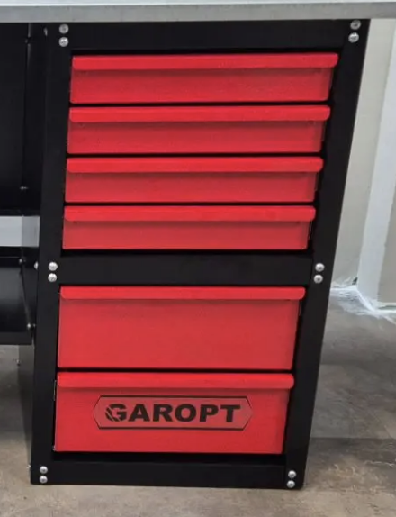 Тумба для верстака GAROPT серии ECONOM красная арт. GTEY6.RED